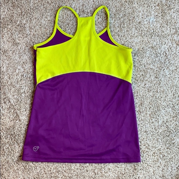 Puma Cool Cell Purple Racerback Active Tank Small - Picture 3 of 4